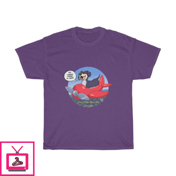 Airplane Dog Wisdom – T-Shirt