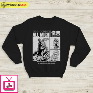 All Might Aesthetic Sweatshirt Boku No Academia Shirt BNHA Merch