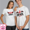 Angel – Devil Couple Cotton T-Shirts