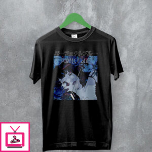 Anime Poster (1997) Perfect Blue Shirt Japanese Movie Merch Mima Kirigoe T-Shirt