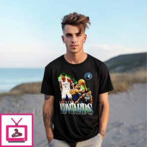 Anthony Edwards Minnesota Timberwolves Nba Basketball Notorious 3 0 Player Vintage Bootleg Style T-Shirt