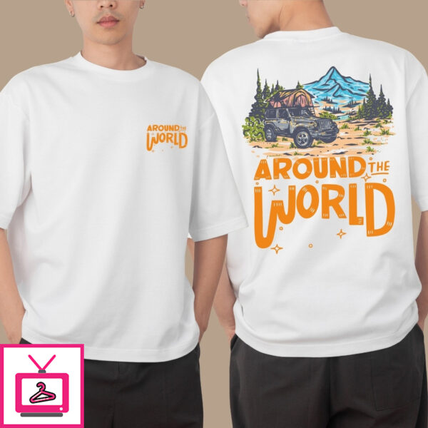Arround The World Oversize T-shirt