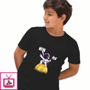 Astronaut Kid Tshirt With Custom Name