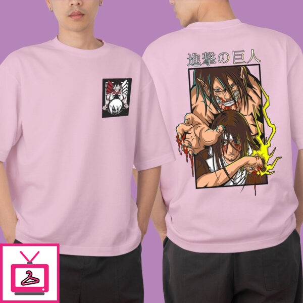 Attack On Titan Blood Oversize T-shirt