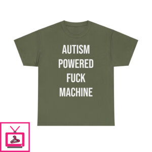 Autism Powered Tee – Funny Cotton Streetwear Tshirt