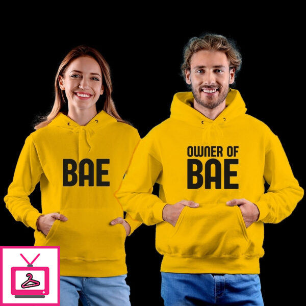 Bae Owner of Bae Couple Hoodie