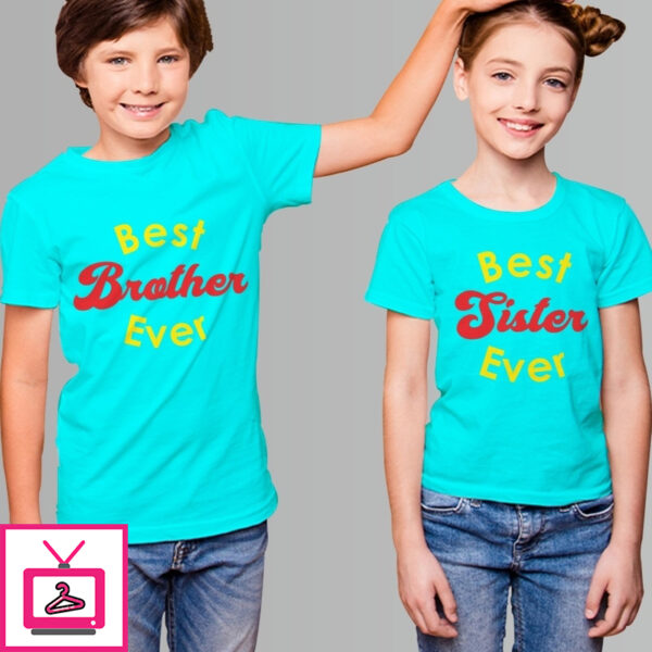Best Brother Sister Ever Rakhi T-shirt
