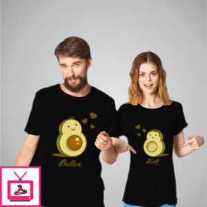 Better Half Grapphiti Couple T-Shirt