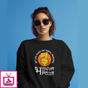 Bhagwan Bharose Black Sweatshirt