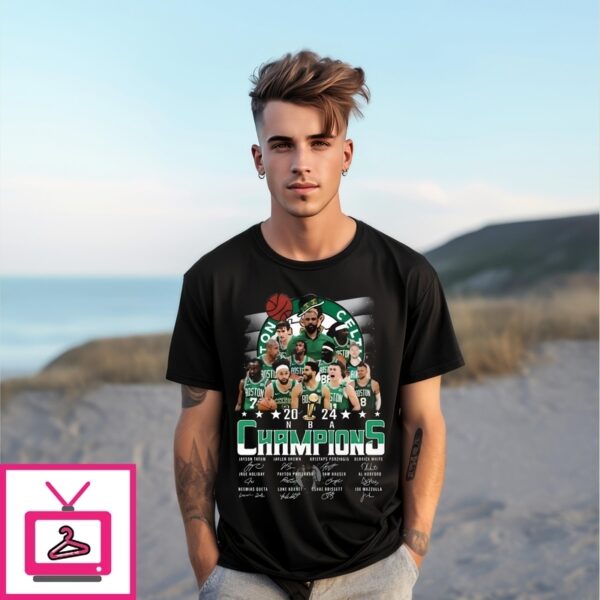 Boston Celtics 2024 Nba Champions Signature T-Shirt