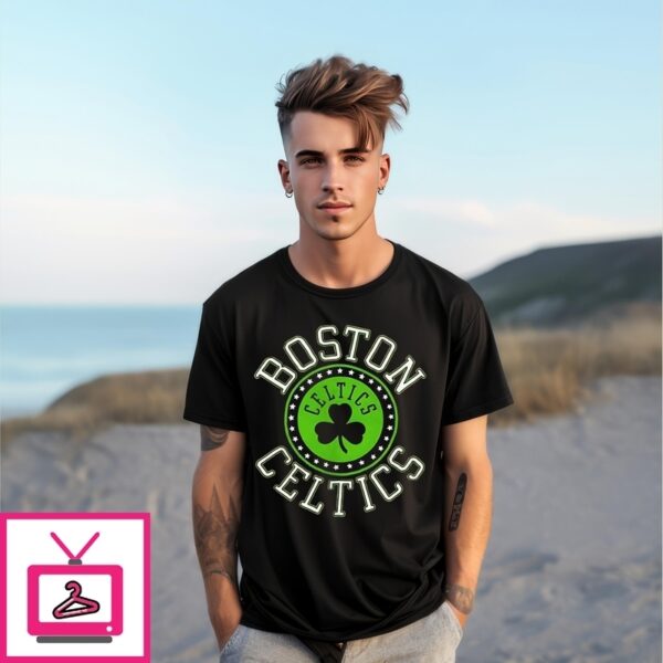 Boston Celtics Nba Basketball Hometown Clover T-Shirt