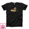 Calvin and Hobbes Laughing on the Floor T-Shirt