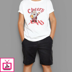 Cheers To X-Mas Santa Kids T-Shirt