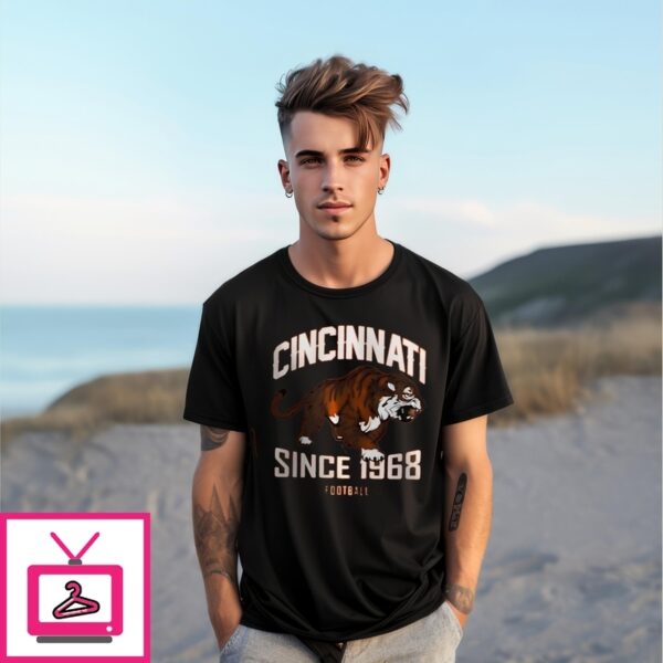 Cincinnati Bengals Football Since 1968 Tiger T-Shirt