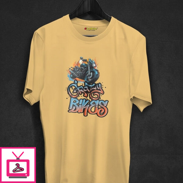 Crazy Bikes graffiti t-shirt