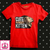 Cute Hungry Kitten Kids T-Shirt