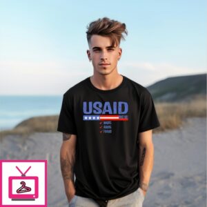 D.O.G.E Usaid Waste Abuse Fraud Since 1961 T-Shirt