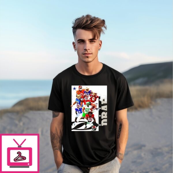 Dallas Cowboys 2025 Draft Class Poster T-Shirt