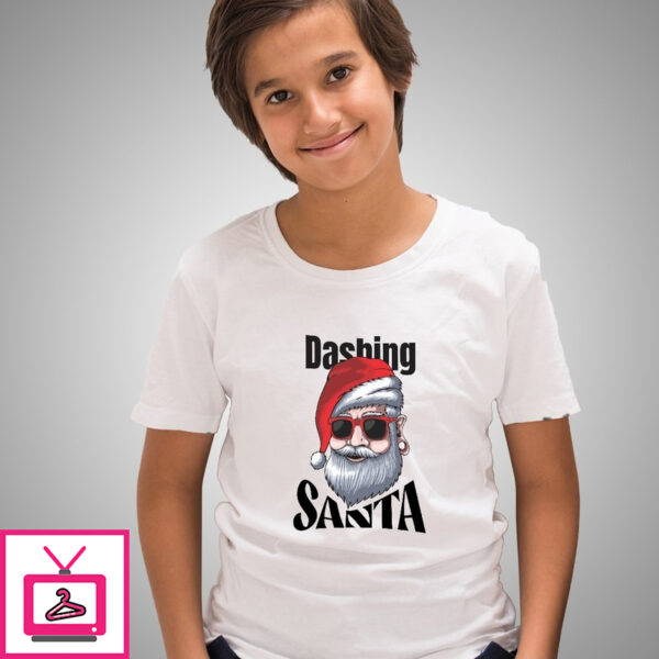 Dashing Santa Kids T-shirt