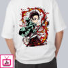 Demon Slayer Tanjiro Kamado Printed Oversized T-Shirt