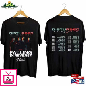 Disturbed 2024 Tour Shirt Band Fan Concert Unisex T-Shirt