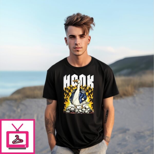 Doom Goose Honk Skulls Vintage 2025 T-Shirt