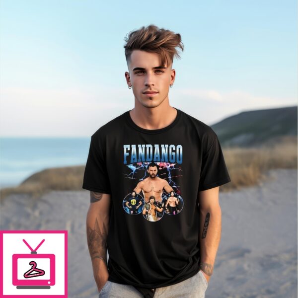 Fandango Wwe Vintage Bootleg Lightning Shirt