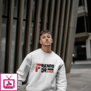 Friends Forever White Sweatshirt Friends Forever White Sweatshirt