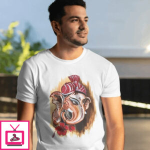Ganeshji T-Shirt For Ganesh Chaturthi And Visarjan Ganeshji T-Shirt For Ganesh Chaturthi And Visarjan