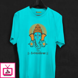 Ganpati Mantra With Vector Ganpati T-Shirt Ganpati Mantra With Vector Ganpati T-Shirt