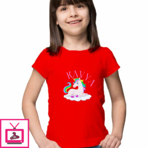 Girl Name With Unicorn Design T-Shirt Girl Name With Unicorn Design T-Shirt