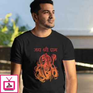 Hanumanji With Jay Shree Ram Ratan T-Shirt