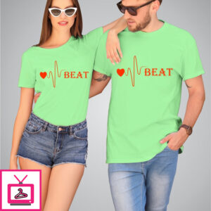 Heart Beat Couple T-Shirt