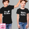 Her Brother -His Sister Rakhi T-Shirt