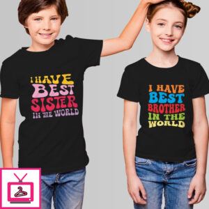 I Have Best Brother Sister In The World Rakhi T-Shirt