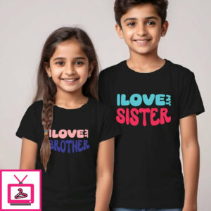I Love My Brother Rakhi T-Shirt I Love My Brother Rakhi T-Shirt