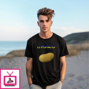 Is Potato Ukrane Flag T-Shirt