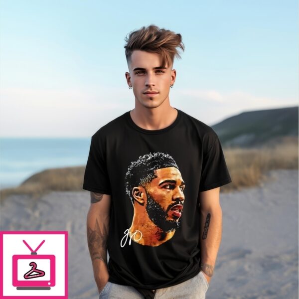 Jayson Tatum Nba Big Face Player Signature T-Shirt