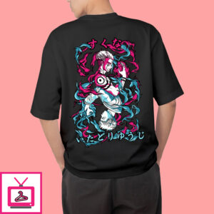 Jujutsu Kaisen Anime Printed Oversize T-Shirt