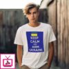 Keep Calm And Arm Ukraine Flag T-Shirt