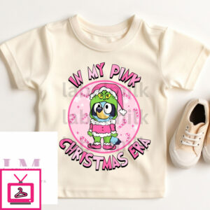 Kids Bluey Christmas T-Shirt