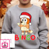 Kids Grey Bluey Christmas JumperSweatshirt