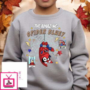 Kids Grey Bluey JumperSweatshirt