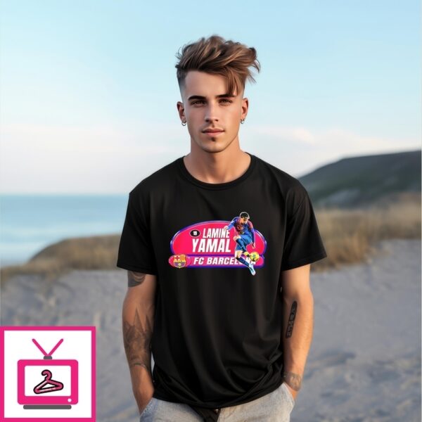 Lamine Yamal Fc Barcelona Banner T-Shirt
