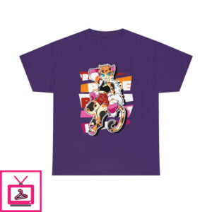 Lesbian Pride Jessica Cat – T-Shirt