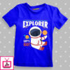 Lets Go Kids Space Cotton T-Shirt