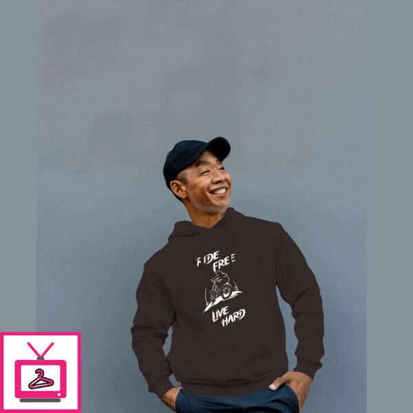 Live Free Live Hard Black Hoodie