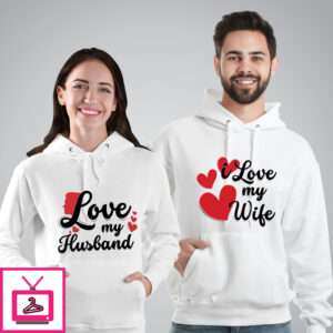 Love Husband Wife Matching Hoodie
