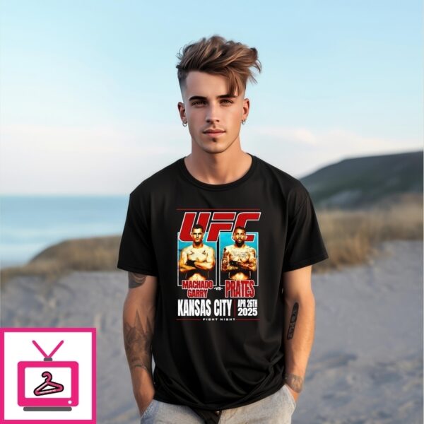 Machado Garry Vs Carlos Prates 2025 Ufc Fight Night T-Shirt