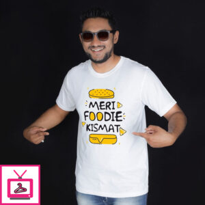 Meri Foodie Kismat – Gujarati Theme Cotton T-Shirts